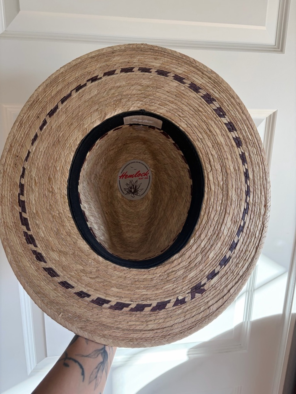 Hemlock Hermosa Straw Hat Unisex - Picture 9 of 13